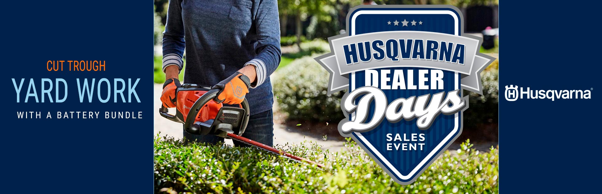 Husqvarna: Cut Through Yard Work With a Battery Bundle